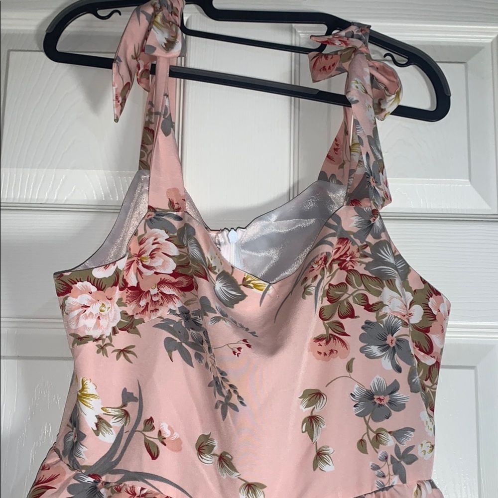 NWOT Floral Pink women Dress - Picture 4 of 8